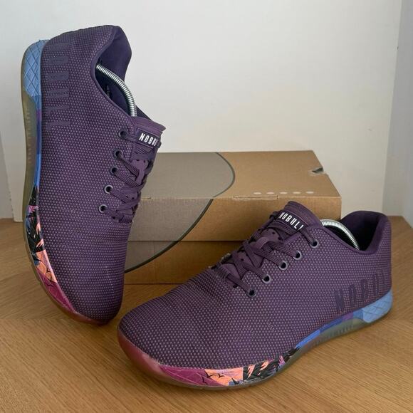 NoBull Outwork Purple/Blue Men Running Sneakers - SZ 12.5